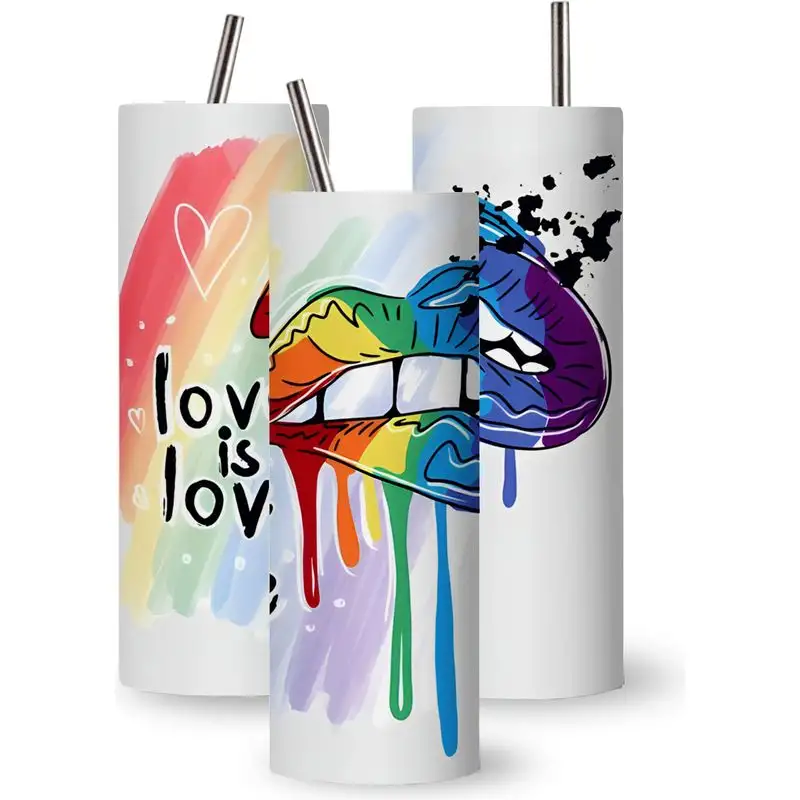 Gobelet Érotique en Acier Inoxydable Love is Love- 20 oz / 591 ml