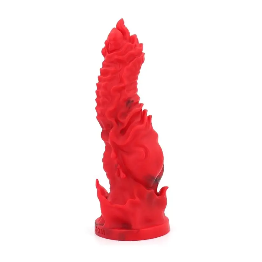 Gode Bizarre en Silicone RISEAF 16 x 5cm Rouge