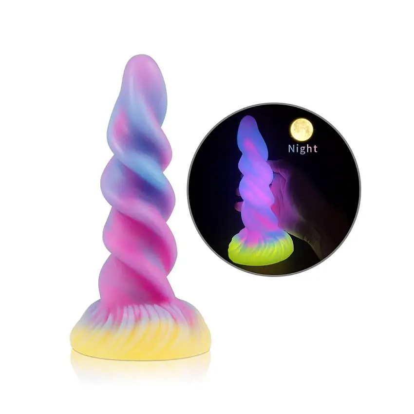 Gode Fantasy LICORNE SPIRAL Luminescent 17 x 5.5 cm