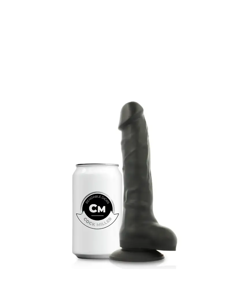 Gode Ventouse Flexible 18x3.4cm Noir CockMiller