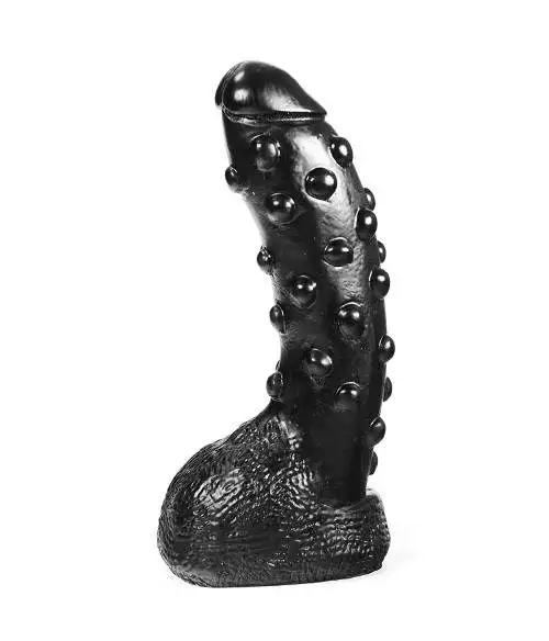 Gode xxl noir avec picots