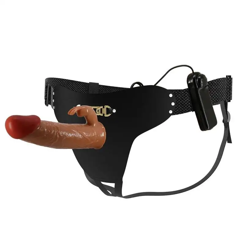 harnais avec gode creux et Vibration 7.4 Mavion