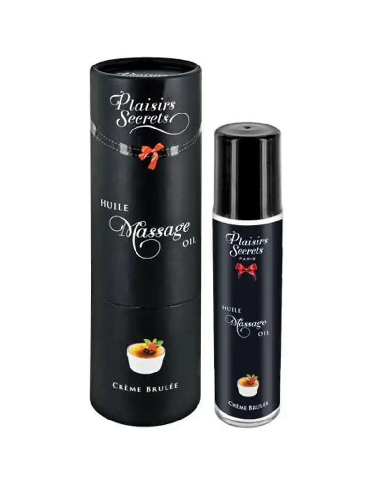 Huile de massage comestible crème brûlée 59ml