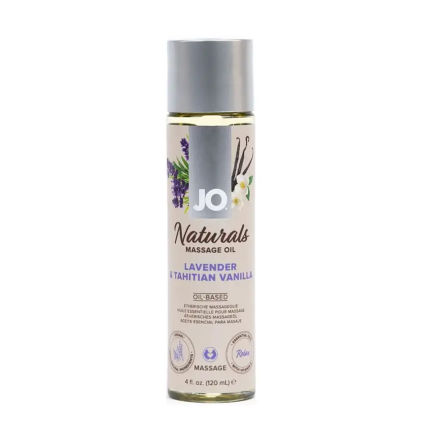 Huile de massage lavande et vanille Naturals 120 ml