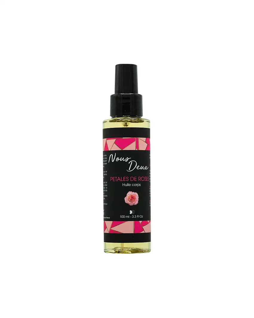 Huile de Massage Parfumée 'Pétales de Roses' 100 ml - Nous Deux