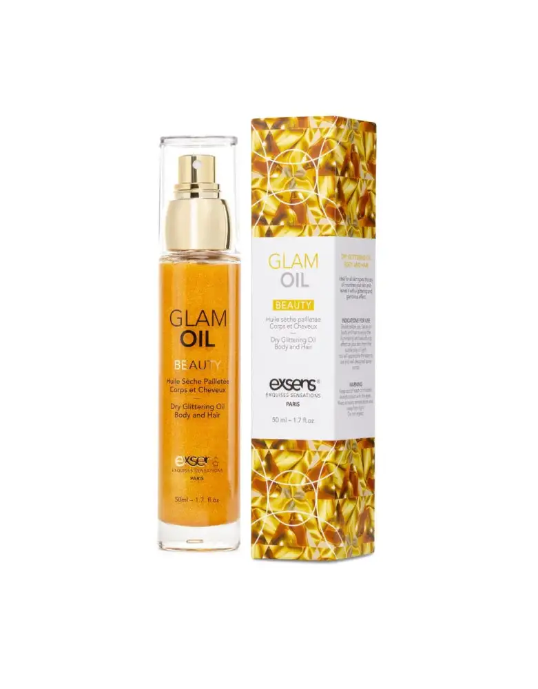 Huile sèche pailletée corps et cheveux 50ml