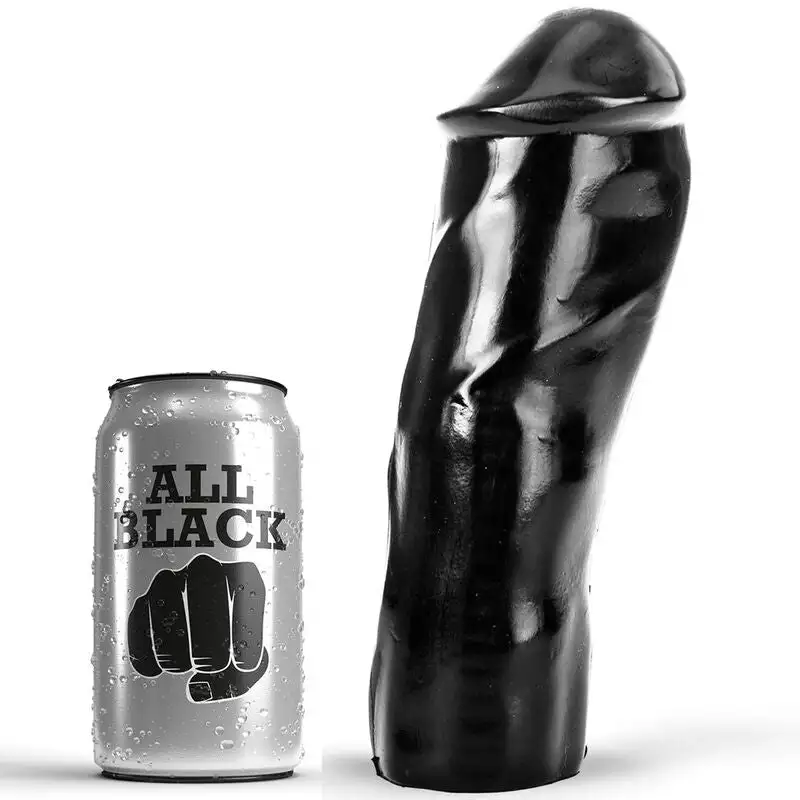 ALL BLACK - GODE ALL BLACK RÉALISTE 20 CM