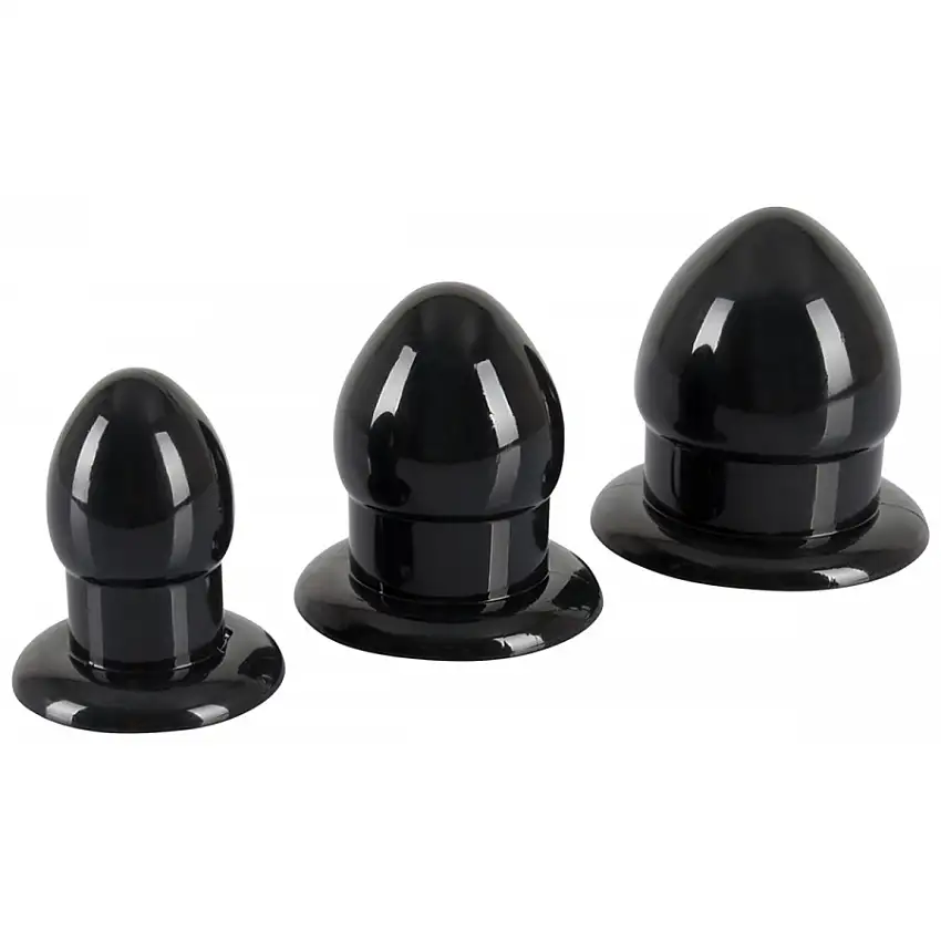 Kit de 3 plugs MINI FAT Noir