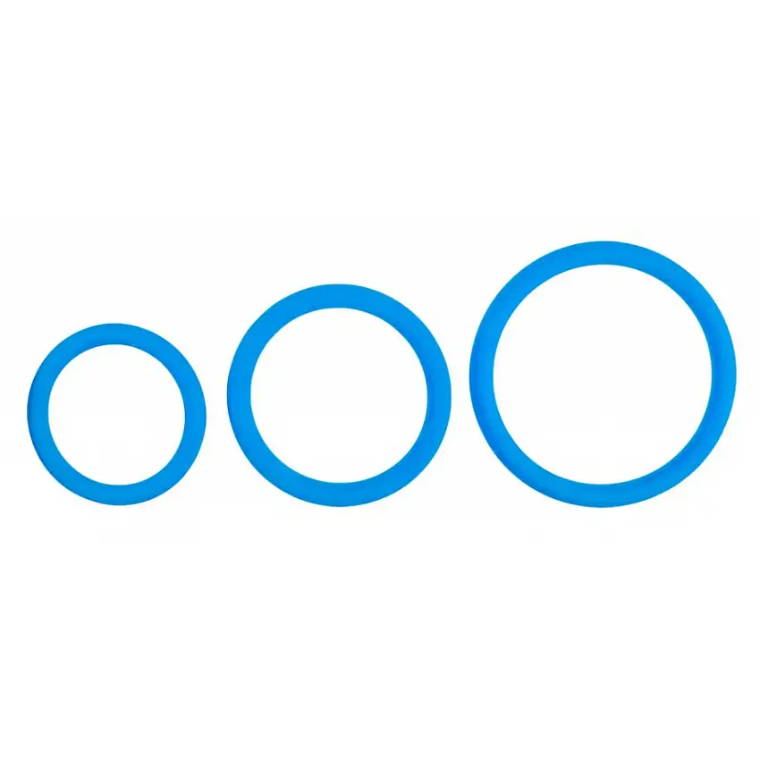 Lot de 3 cockrings Bleus