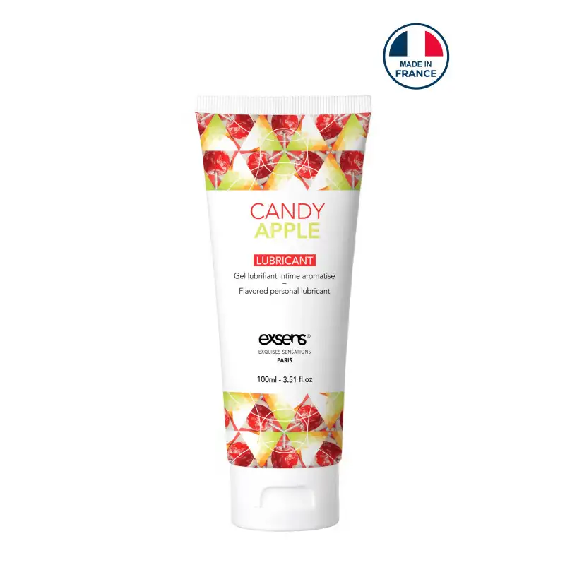 Gel lubrifiant intime Exsens aromatisé pomme d'amour 100ml
