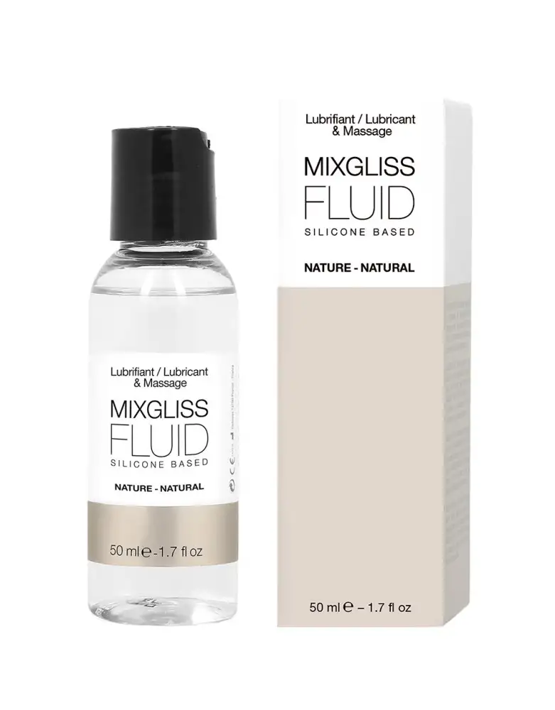 Lubrifiant Mixgliss Fluid nature silicone sans parfum 50 ML