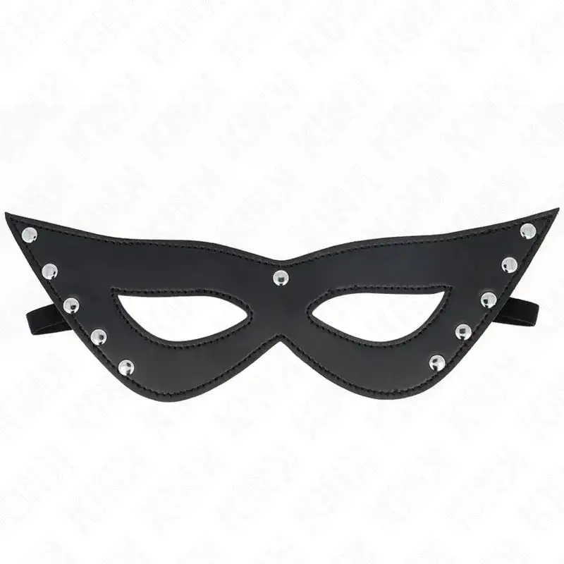 Masque BDSM Cuir Dentelle Élégant Haute Qualité