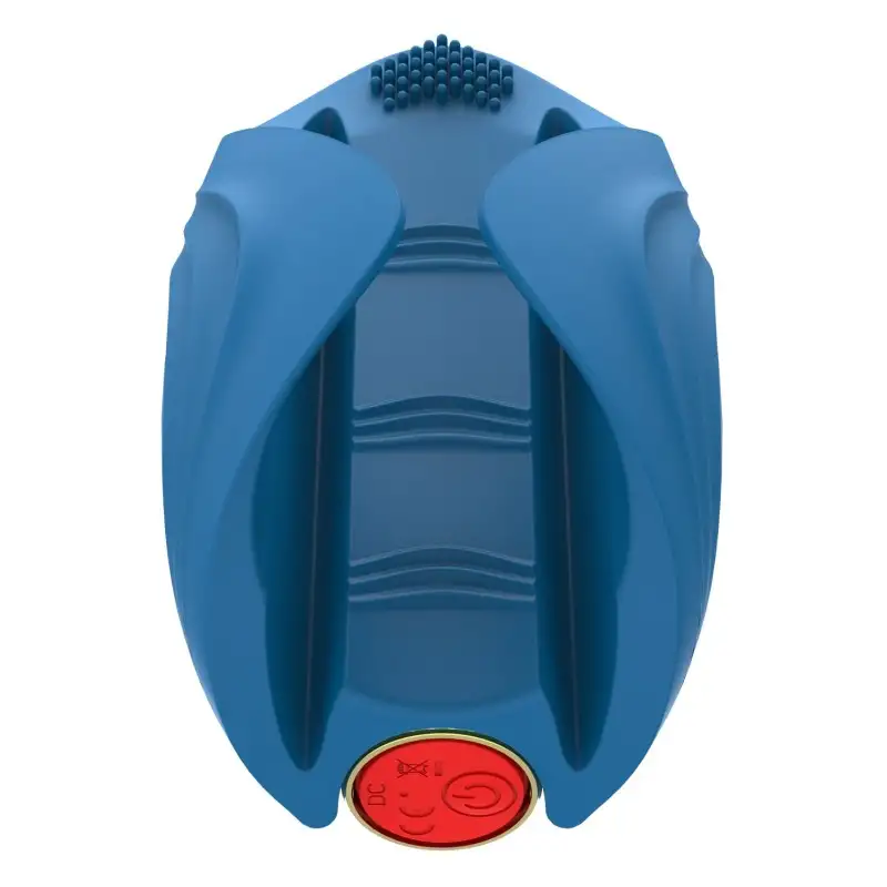 Masturbateur vibrant bleu USB - MILO