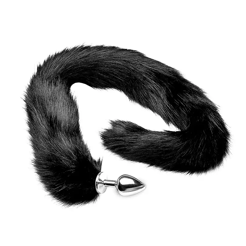 Plug anal avec queue Midnight Mink