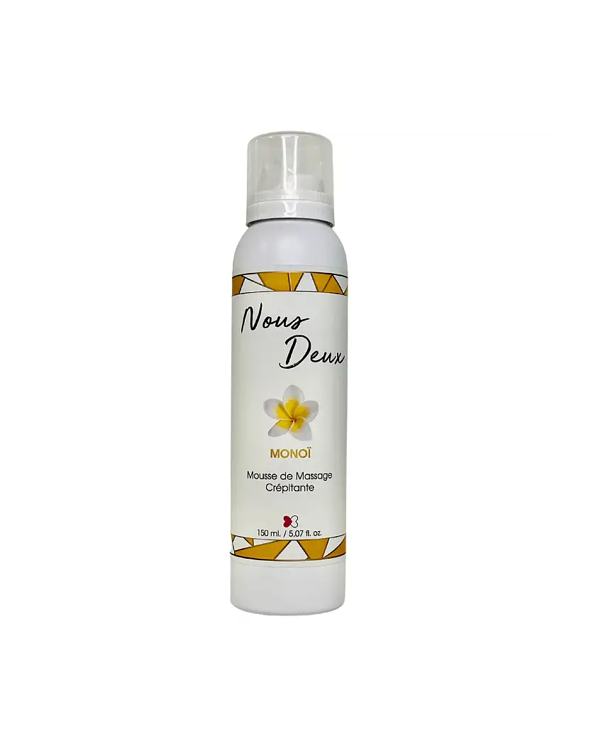 Mousse de Massage Crépitante ‘Monoï’ 150ml – Nous Deux