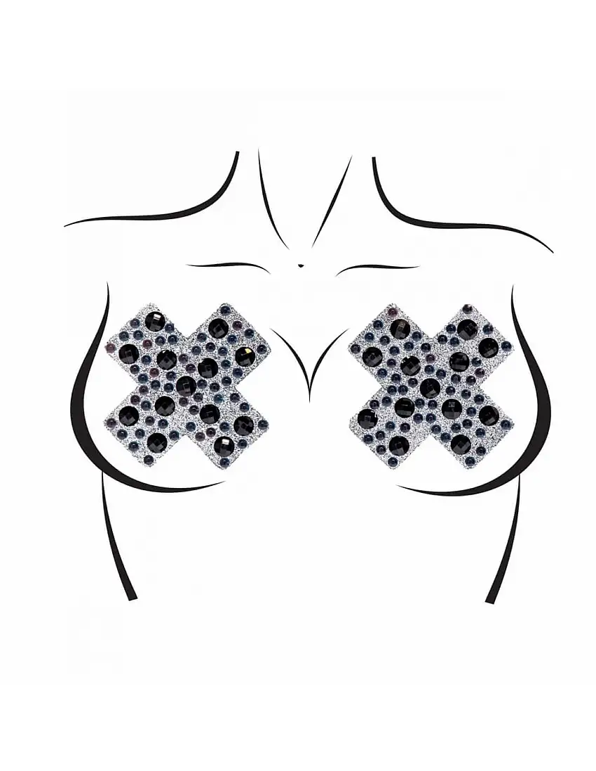 Nippies X-Factor en strass noirs
