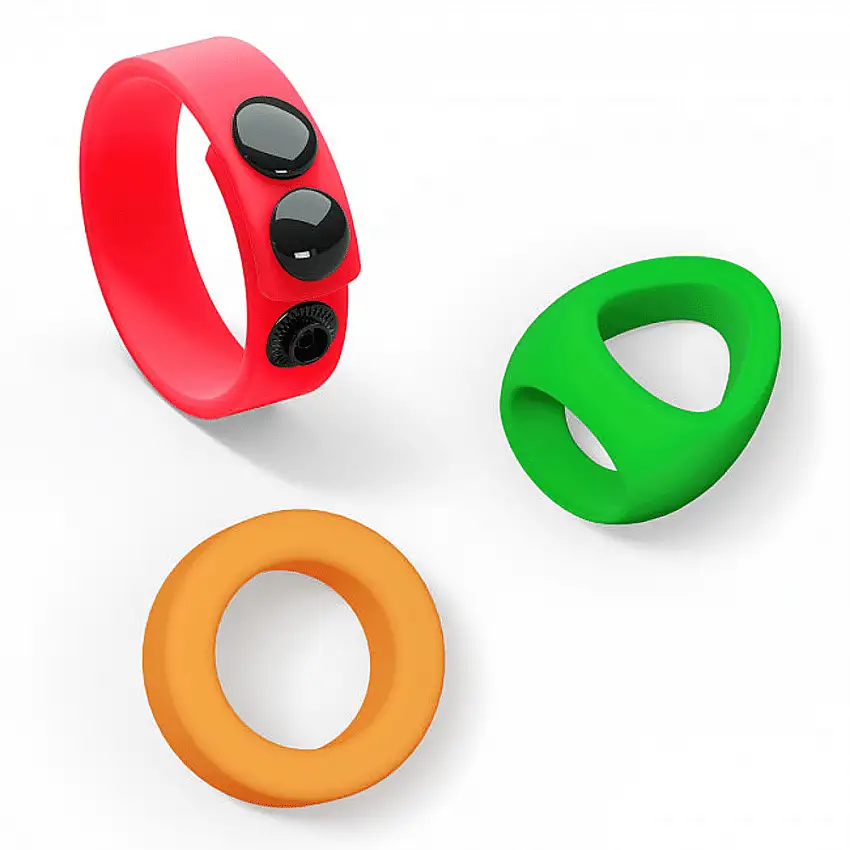 3 Cockrings  Neon Kit