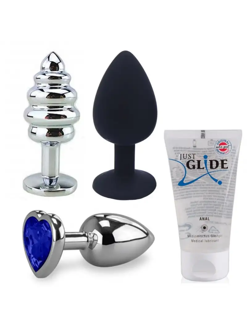 Pack Small Plug Anal Bijou Bleu
