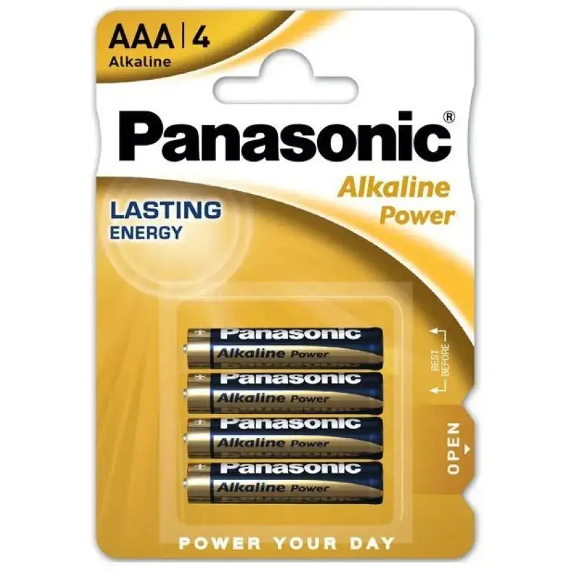 Piles AAA Alcalines Longue Durée 900-1155mAh
