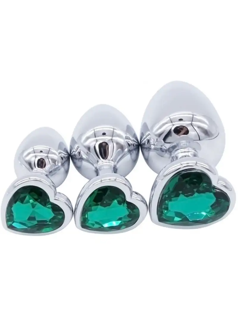 Plug Anal Bijou Coeur Vert