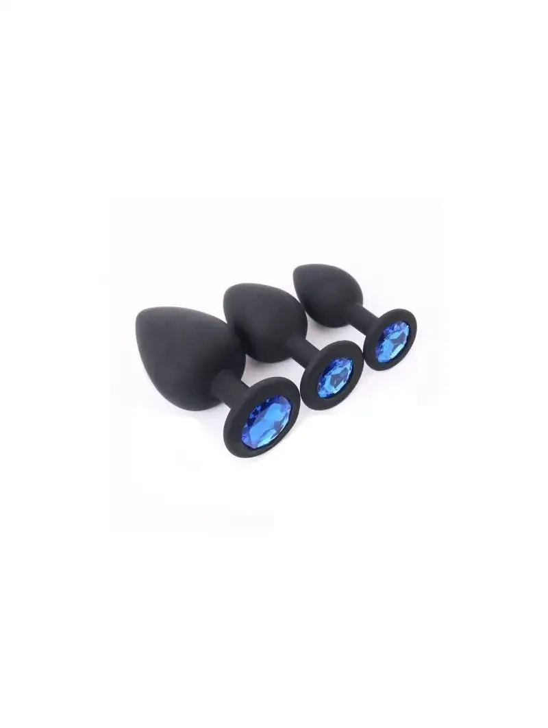 Plug Anal Silicone Bijou Bleu