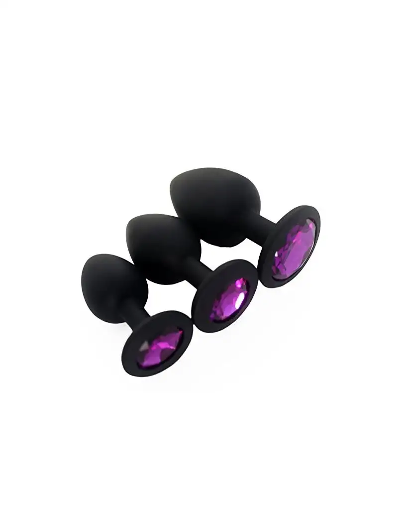 Plug Anal Silicone Bijou Violet