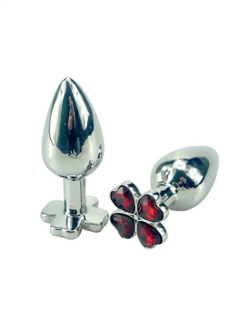 Plug Anal Bijou Trèfle Rouge