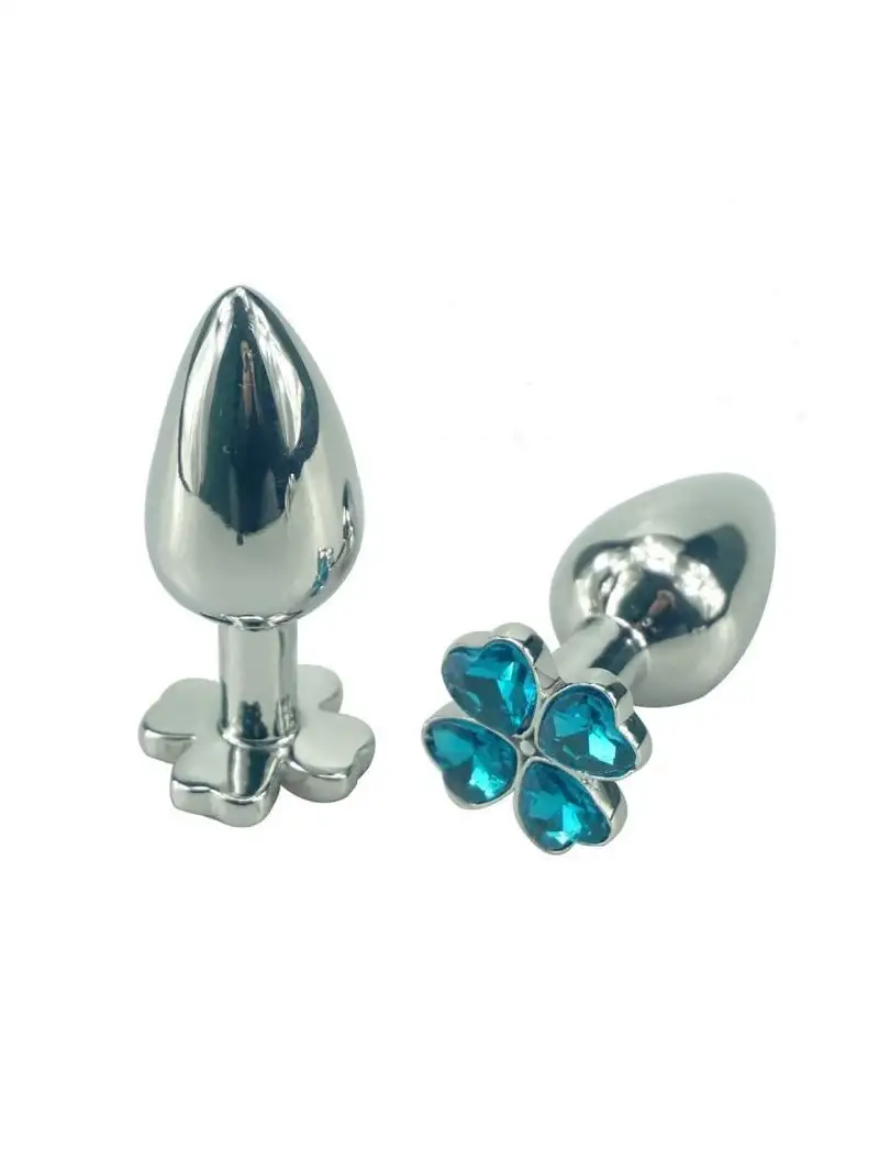 Plug Anal Bijou Trèfle Turquoise