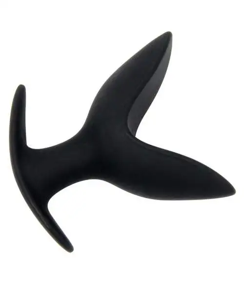 Plug Anal expender Silicone Noir