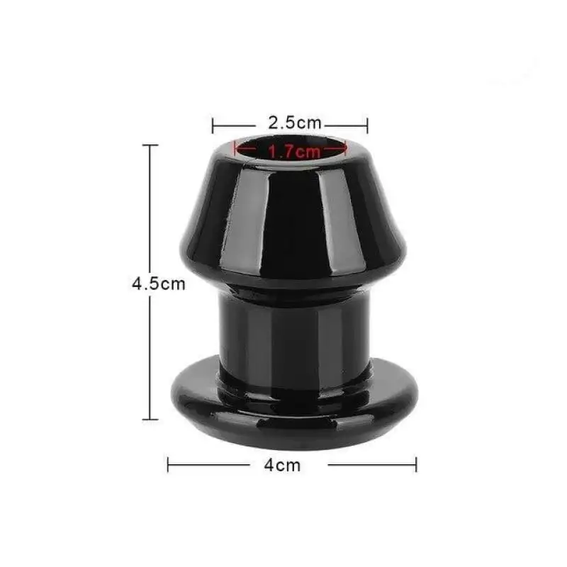 Plug Anal Tunnel silicone point Noir S