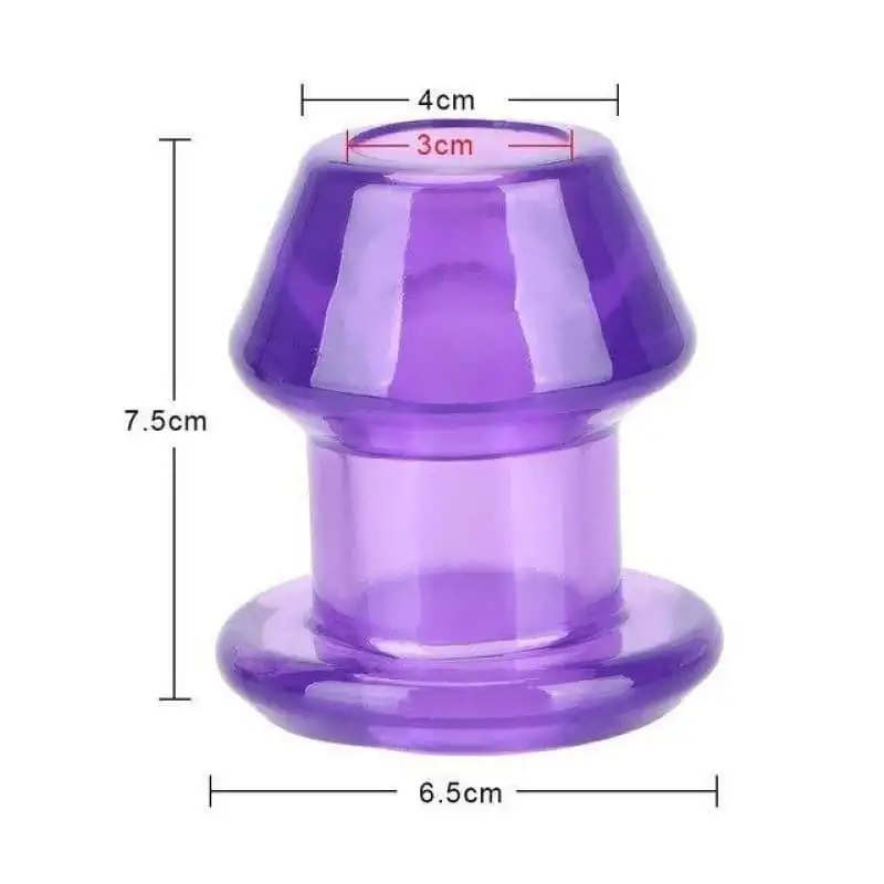 Plug Anal Tunnel silicone point Violet L