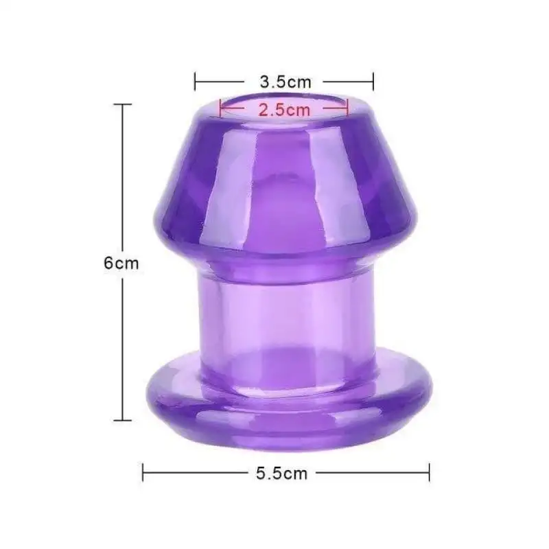 Plug Anal Tunnel silicone point Violet M