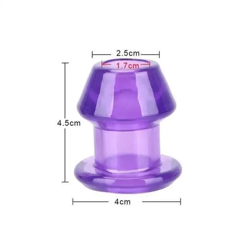 Plug Anal Tunnel silicone point Violet S