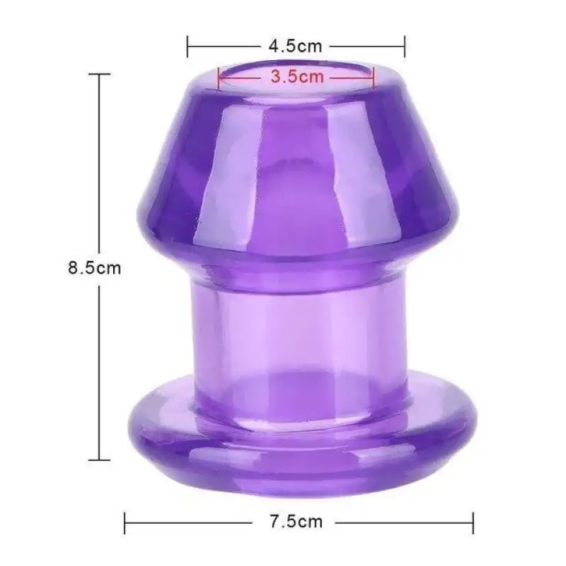 Plug Anal Tunnel silicone point Violet XL