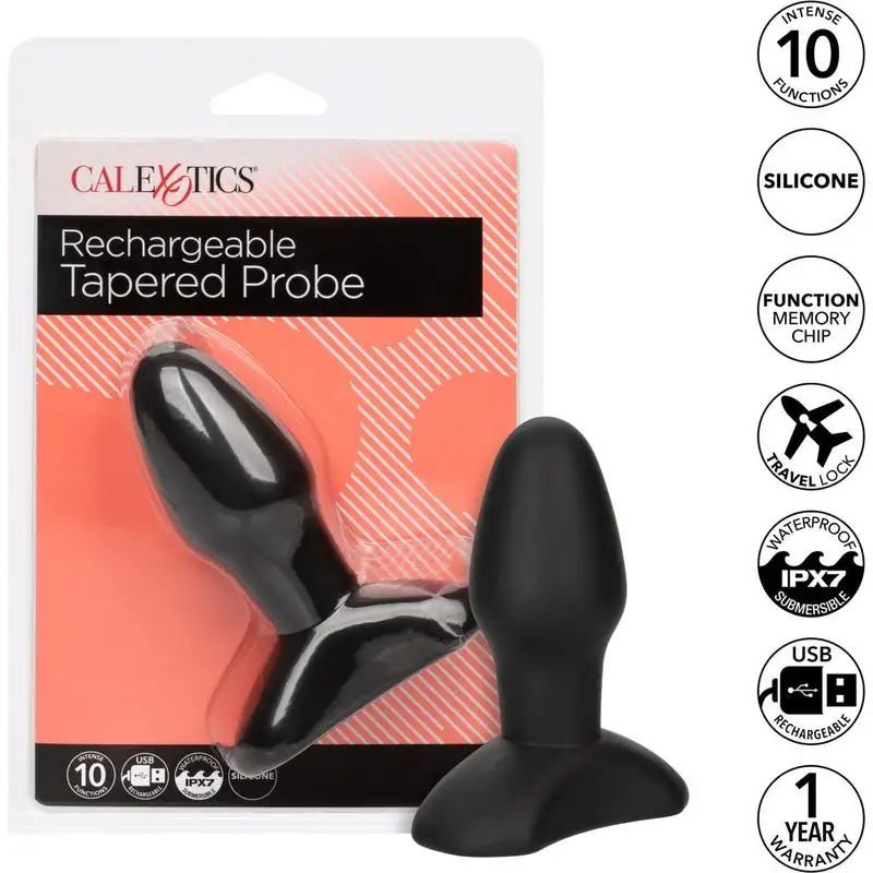 Plug Anal Vibrant - Calexotics - Rechargeable Tapered Probe