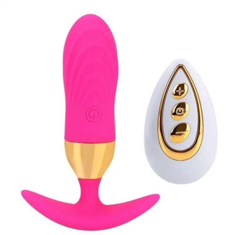 Plug Anal Vibrant ovale rose 11.5cm