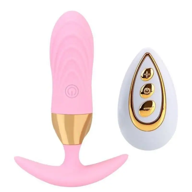 Plug Anal Vibrant ovale rose pale 11.5cm