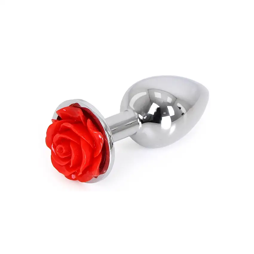 Plug Bijou Anal Alu ROSE 6 x 2.8 cm