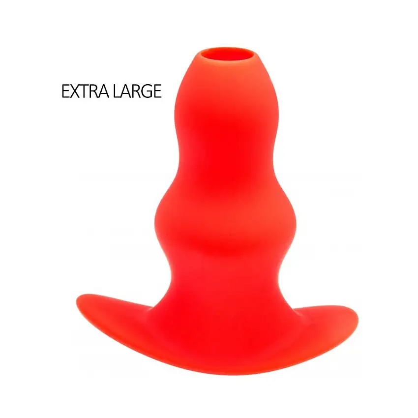 Plug Tunnel STRETCH Rouge 16 x 7.5 cm Extra Large