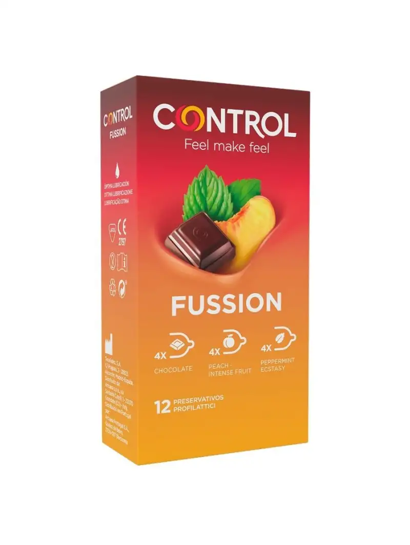 Préservatifs Aromatisés Control Fussion x12