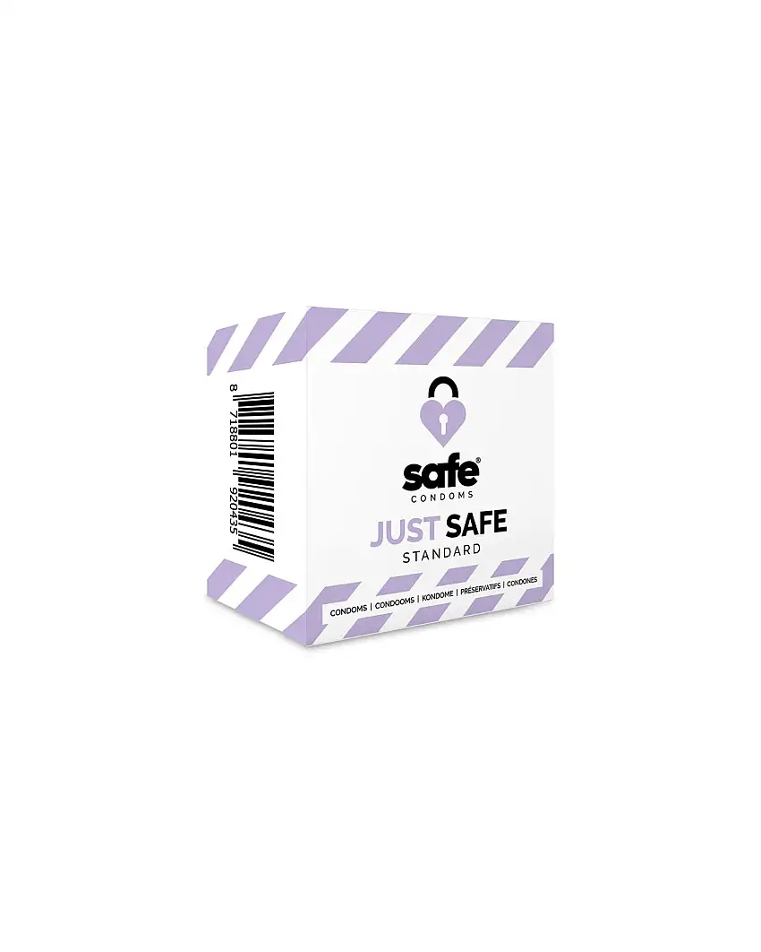 Préservatifs Just Safe ‘Standard' x 5 – Safe Condoms