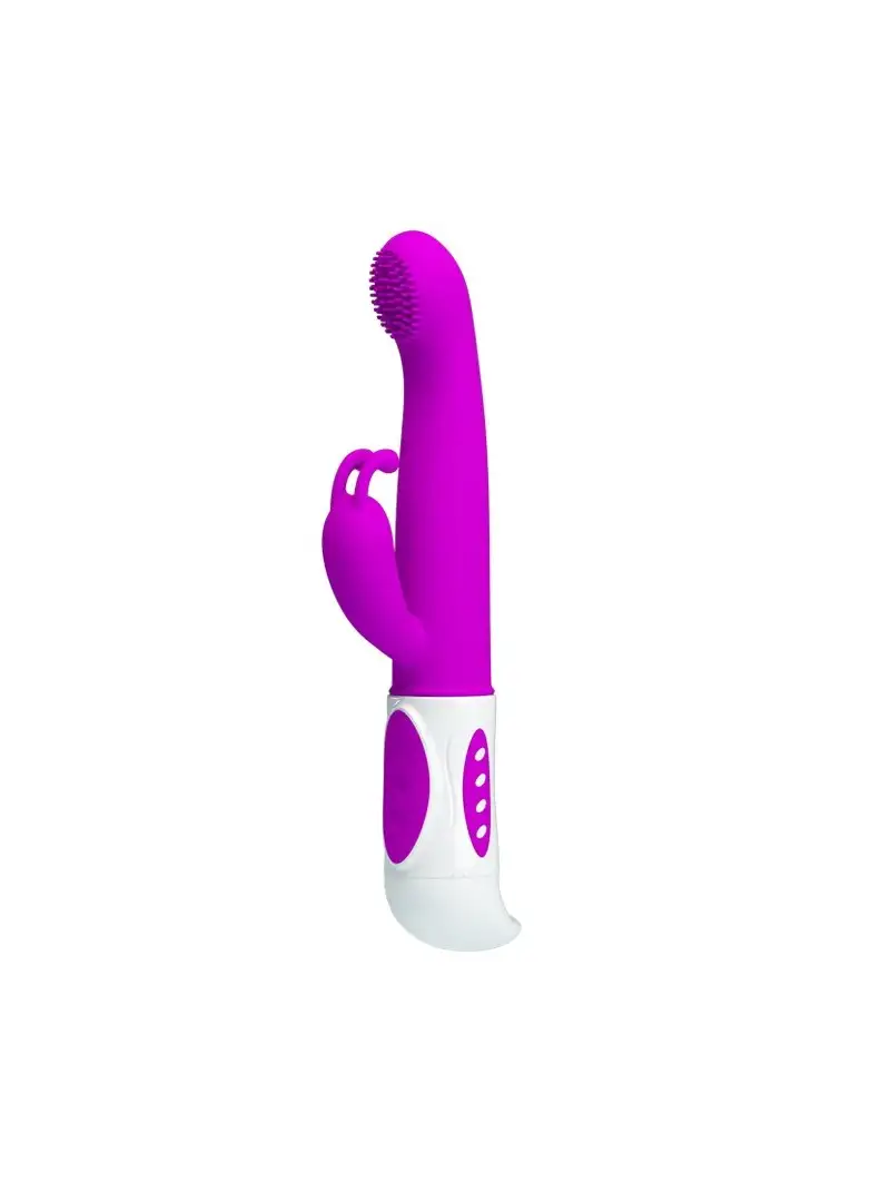 Stimulateur Rabbit Hugh avec Effet Doigté Pretty Love