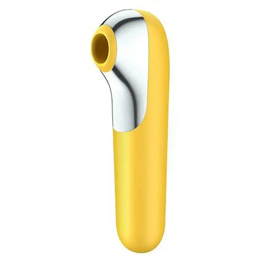 Satisfyer Dual Love Vibrator & Clitoral Stimulator Yellow