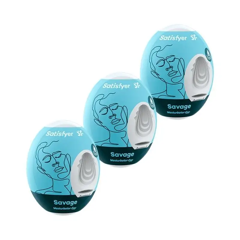 Set 3 oeufs masturbateures Modèle Savage