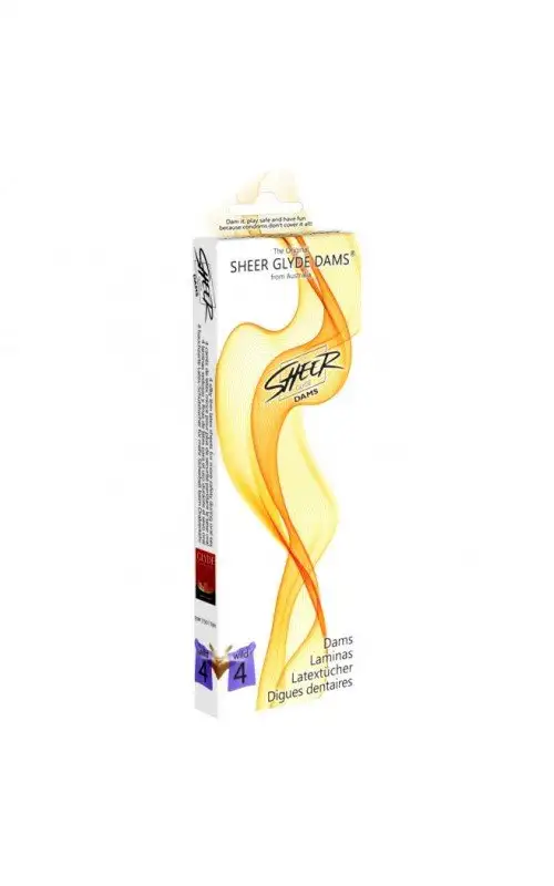 SHEER GLYDE - DAMS LAMINAS LATEX SEXE ORAL MÛRES SAUVAGES
