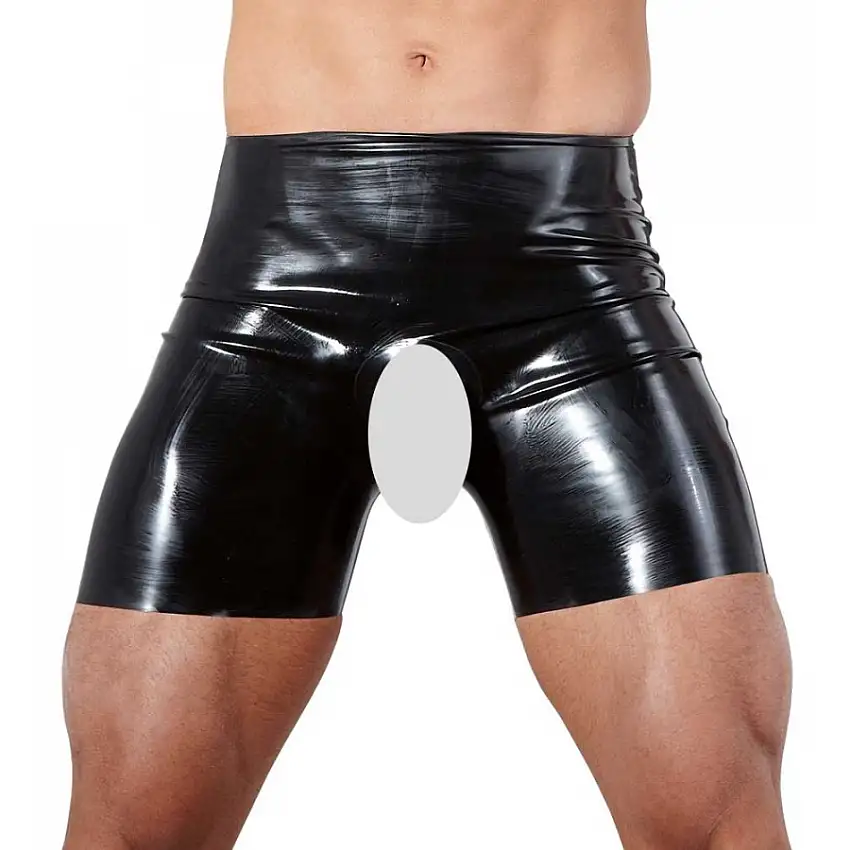 Short en latex avec Ouverture