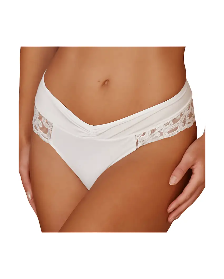 Shorty String Blanc ‘Casta’ – Valege Lingerie