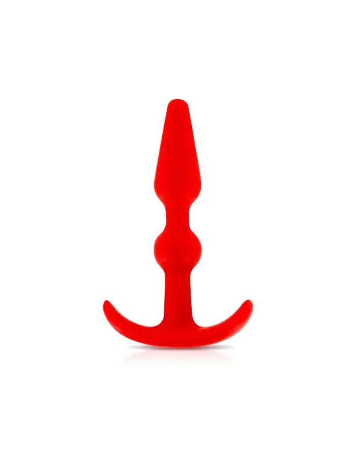SMILIING BUTT PLUG 3.5P RED