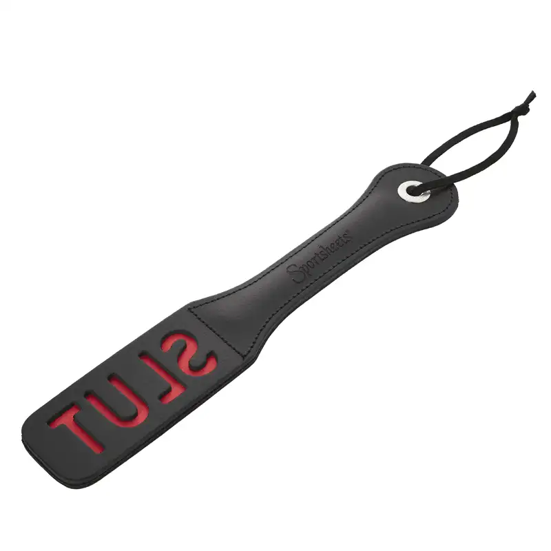 Sportsheets Leather Slut Paddle