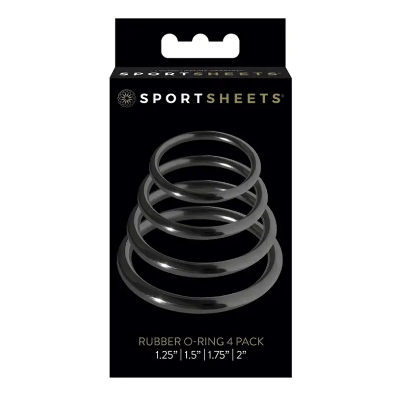 Sportsheets Rubber O Ring 4 Pack